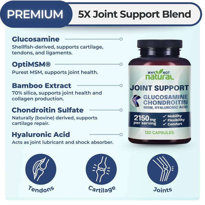 Glucosamine Chondroitin MSM – 120 Capsules