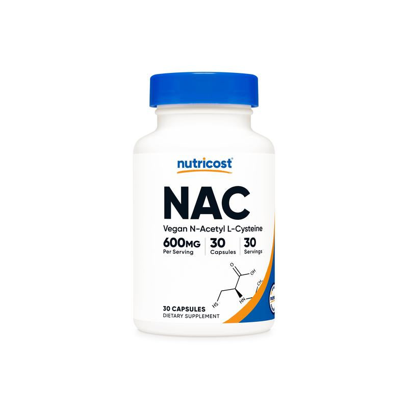 N-Acetyl L-Cysteine (NAC) 600 mg – 30 Capsules