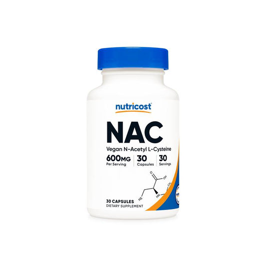 N-Acetyl L-Cysteine (NAC) 600 mg – 30 Capsules