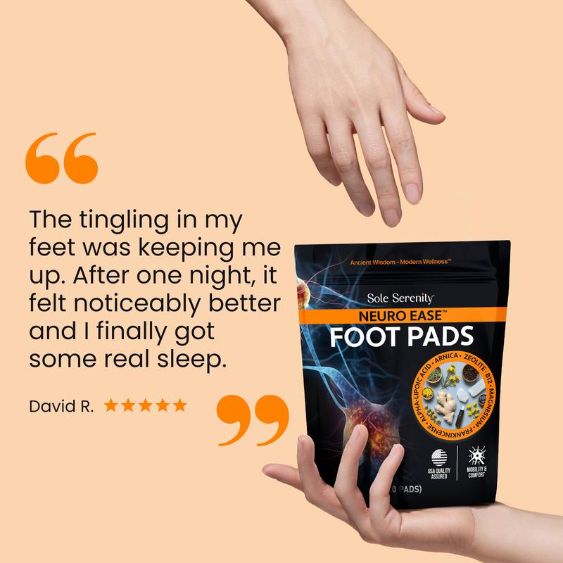 Neuro Ease Foot Pads For Nerve Pain Support - 20 Pads